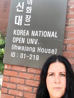 Participación de Criminología  sin Fronteras Universidad (Seúl)