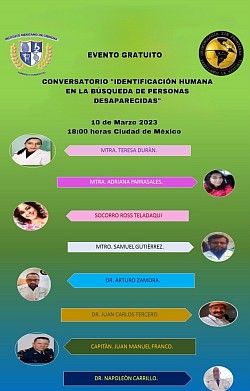 Conversatorio Identificación Humana en búsqueda de personas desaparecidas